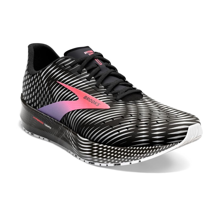 Brooks Running Hyperion Tempo Black Coral Purple Women'S | Athletic