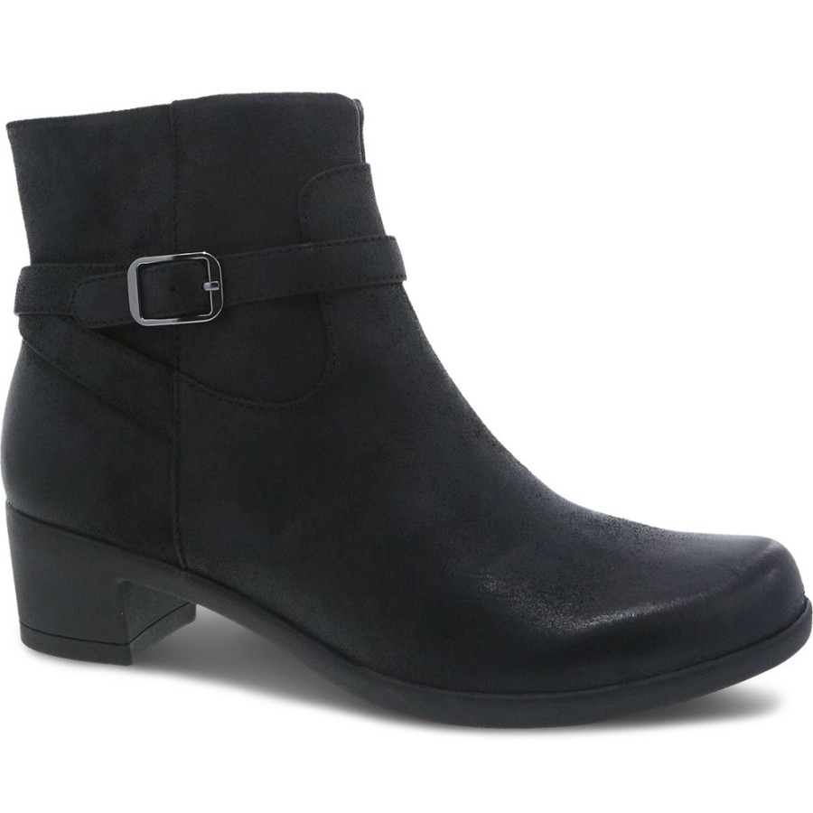 Cagney Cagney Black Burnished Suede | Boots