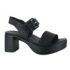 Naot Glamour Jet Black Leather | Sandals