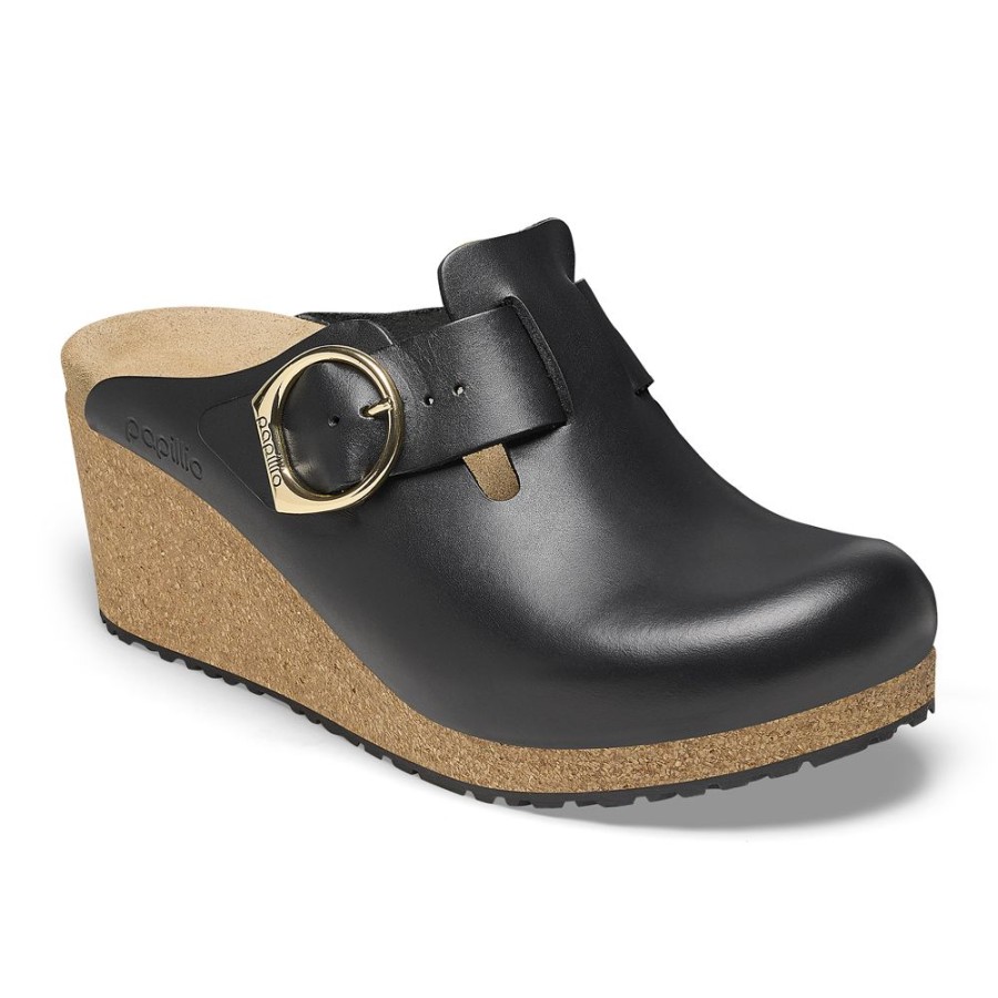 Birkenstock Birkenstock Fanny Black Leather Narrow Width | Boots