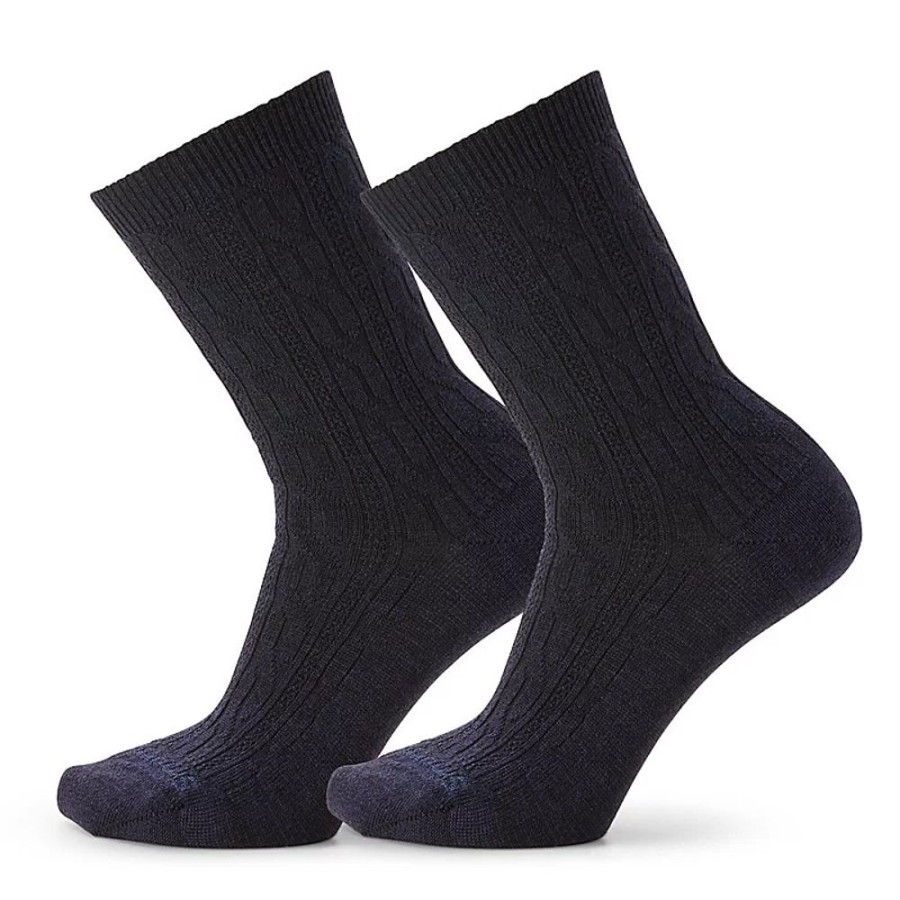 Smartwool Everyday Cable Crew 2 Pack Socks Navy | Socks