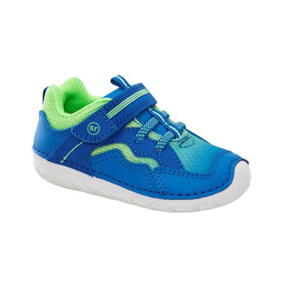 Stride Rite Sm Kylo Blue Lime | Boys