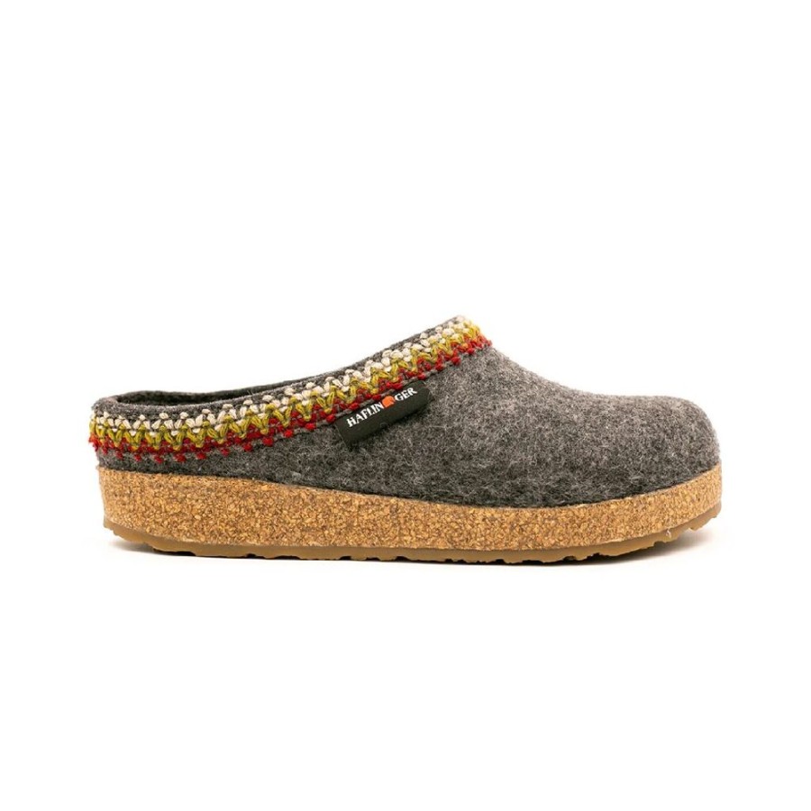 Haflinger Zig Zag Grey | Slippers