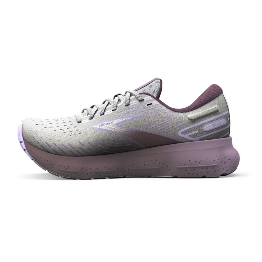 Brooks Running Glycerin 20 White Orchid Lavender Women'S | Athletic