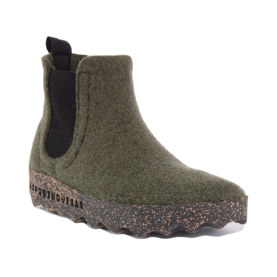 Asportuguesas Caia Military Green | Slippers