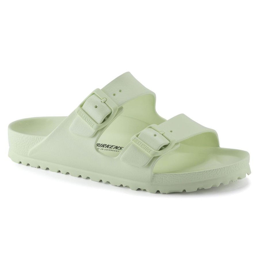 Birkenstock Arizona Eva Faded Lime Narrow Width | Sandals