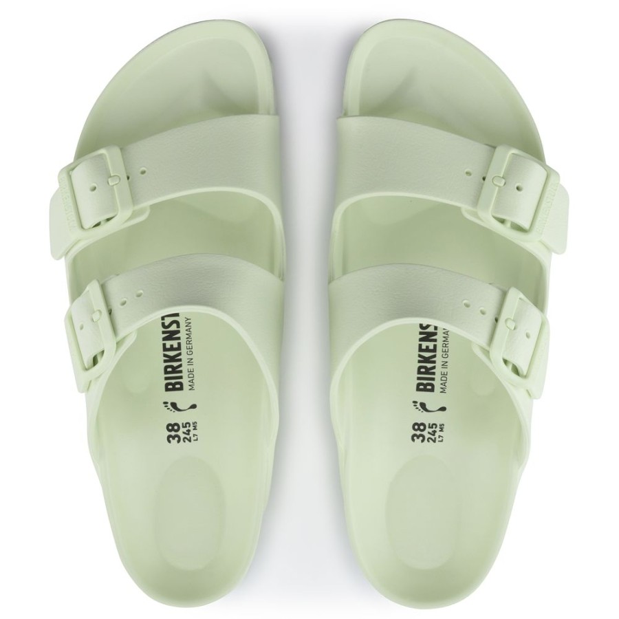 Birkenstock Arizona Eva Faded Lime Narrow Width | Sandals