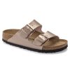 Birkenstock Arizona Copper Birko-Flor Regular Width Hard Footbed | Sandals