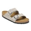 Birkenstock Arizona Stone Coin Suede Embossed Regular Width Hard Footbed | Sandals