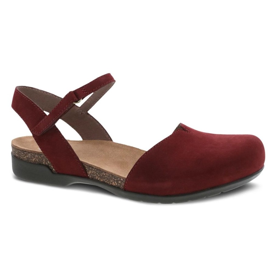 Dansko Rowan Cinnabar Milled Nubuck | Sandals