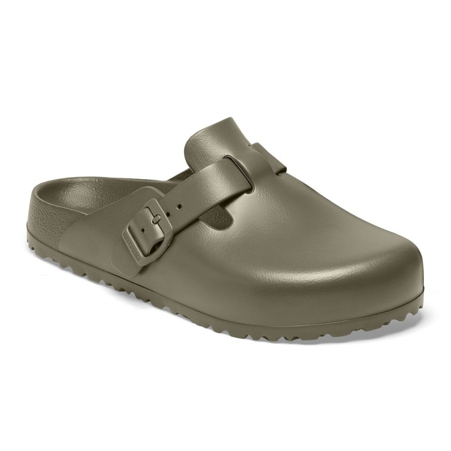 Birkenstock Boston Eva Khaki Narrow Width | Clogs