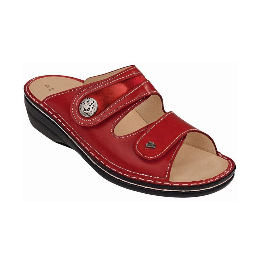 Finn Comfort Mira-S Red | Sandals