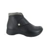 Naot Pacific Fog Gray Black Leather | Boots