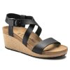 Birkenstock Sibyl Black Leather Narrow Width | Sandals