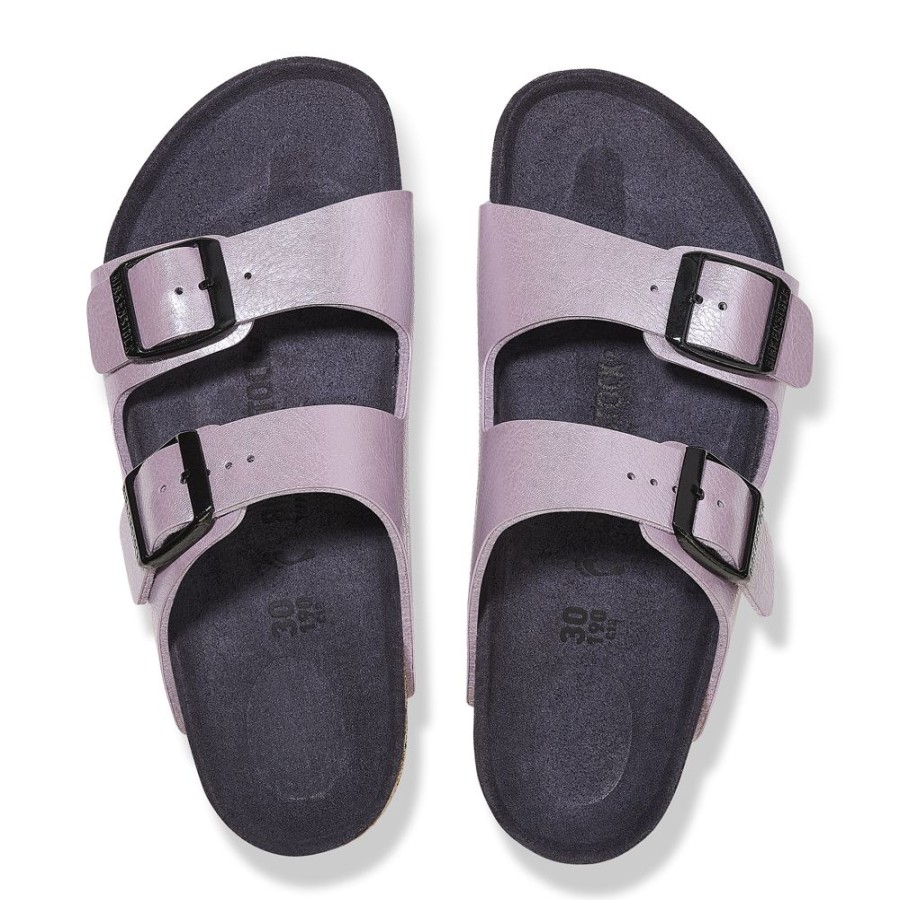 Birkenstock Arizona Kid'S Graceful Orchid Birko-Flor Narrow Width Hard Footbed | Girls