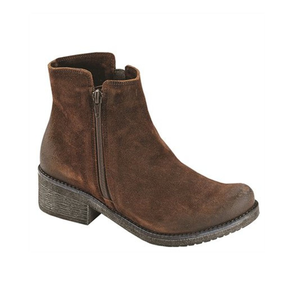 Naot Wander Seal Brown Suede Leather | Boots