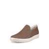 Ecco Soft 7 Woven Slip On Taupe Women'S | Casual