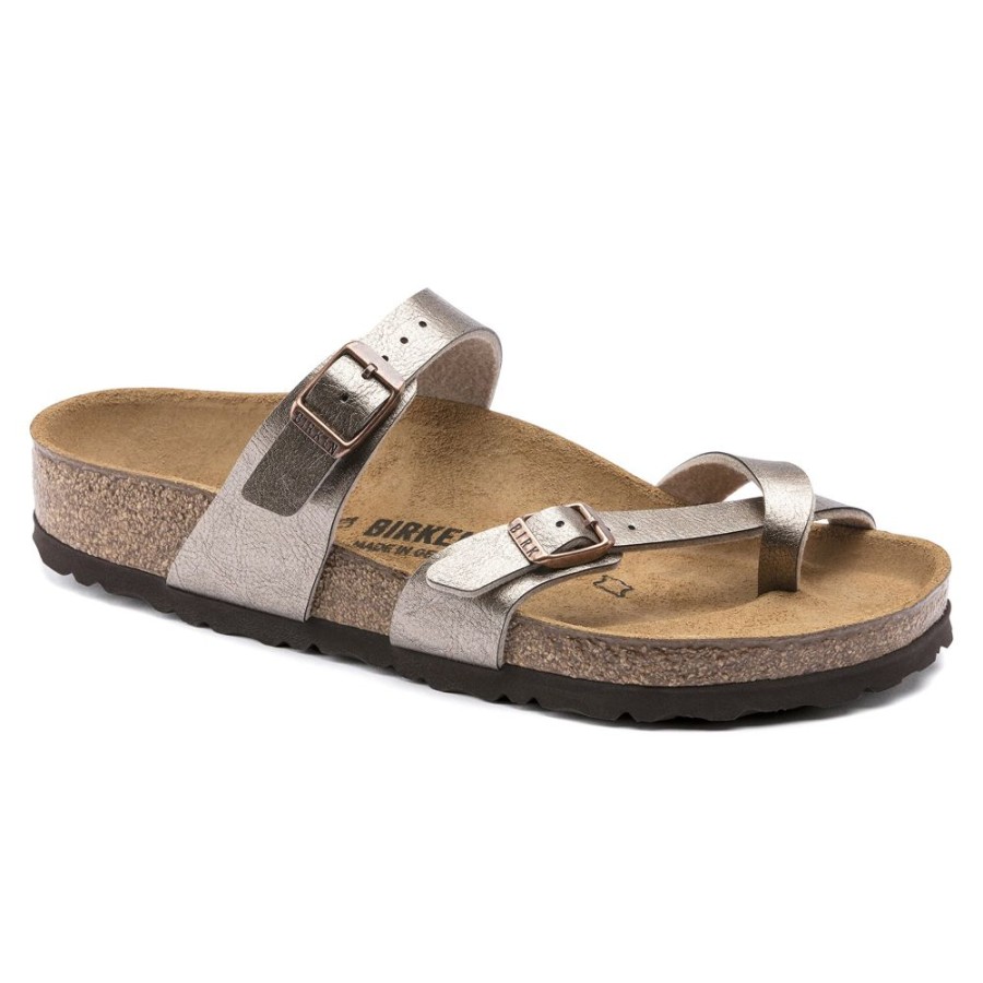 Birkenstock Mayari Graceful Taupe Regular Width Hard Footbed | Sandals