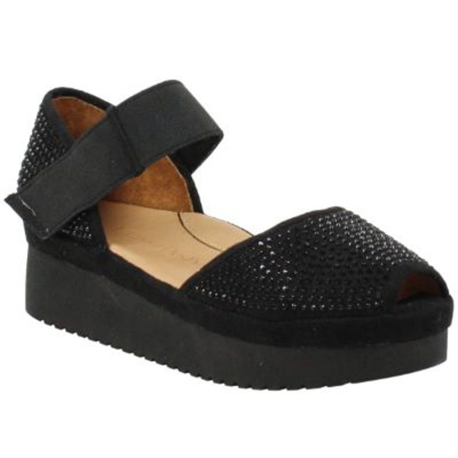 L'Amour des Pieds Amadour Black Suede Studs | Sandals