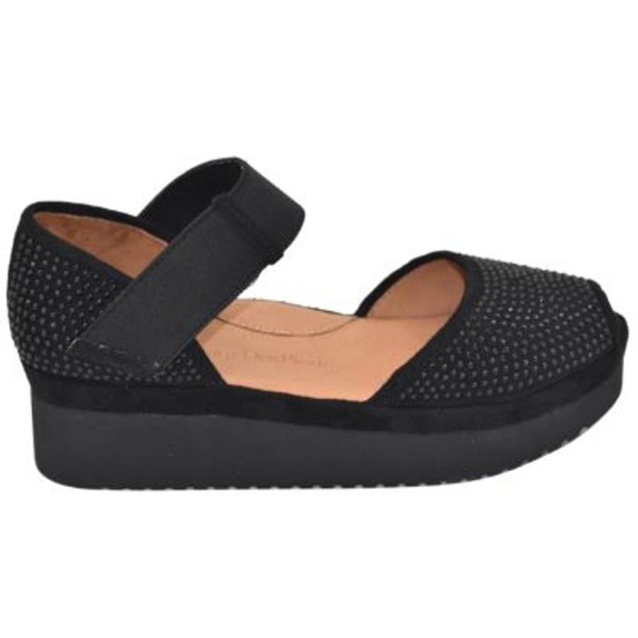 L'Amour des Pieds Amadour Black Suede Studs | Sandals