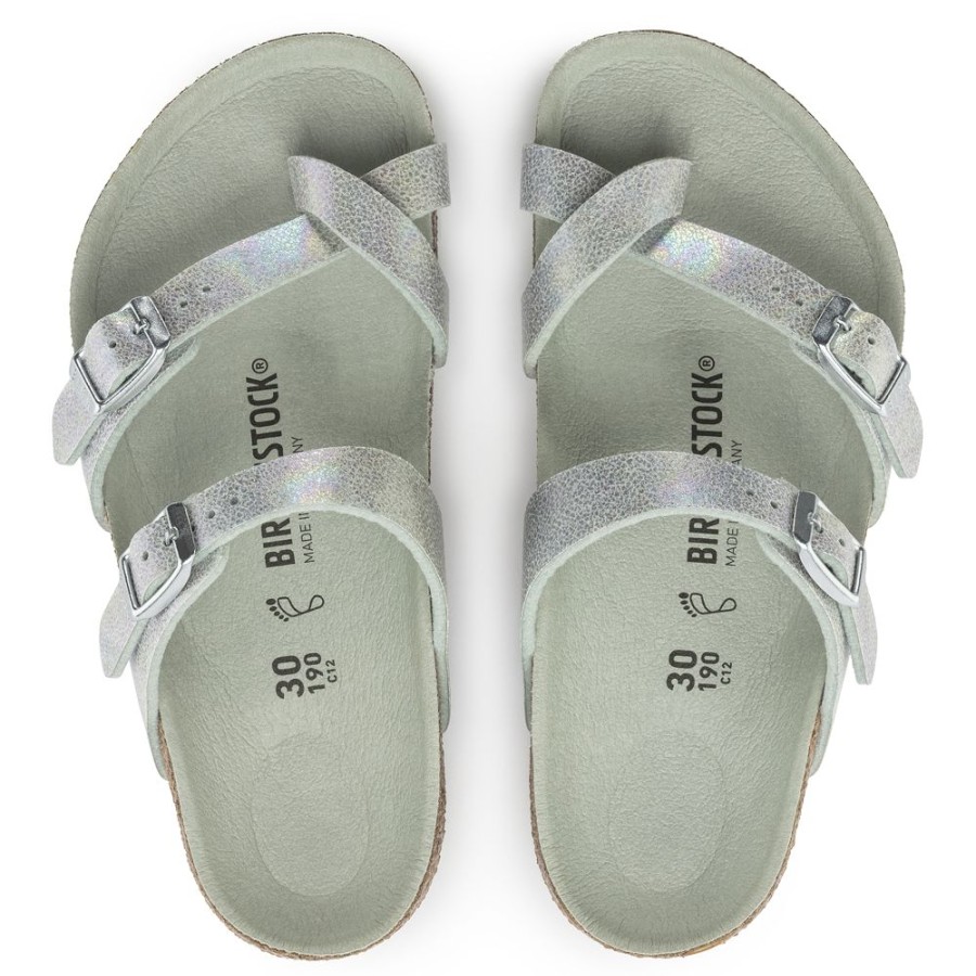 Birkenstock Mayari Kid'S Iridescent Matcha Narrow Width | Girls