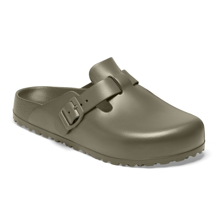 Birkenstock Boston Eva Khaki Regular Width | Clogs