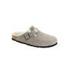 Birkenstock Boston Shearling Stone Coin Narrow Width | Slippers