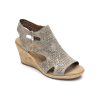 Rockport Ch Janna Perf Bt Floral Metallic | Sandals