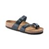 Birkenstock Mayari Blue Oiled Leather Regular Width Hard Footbed | Sandals