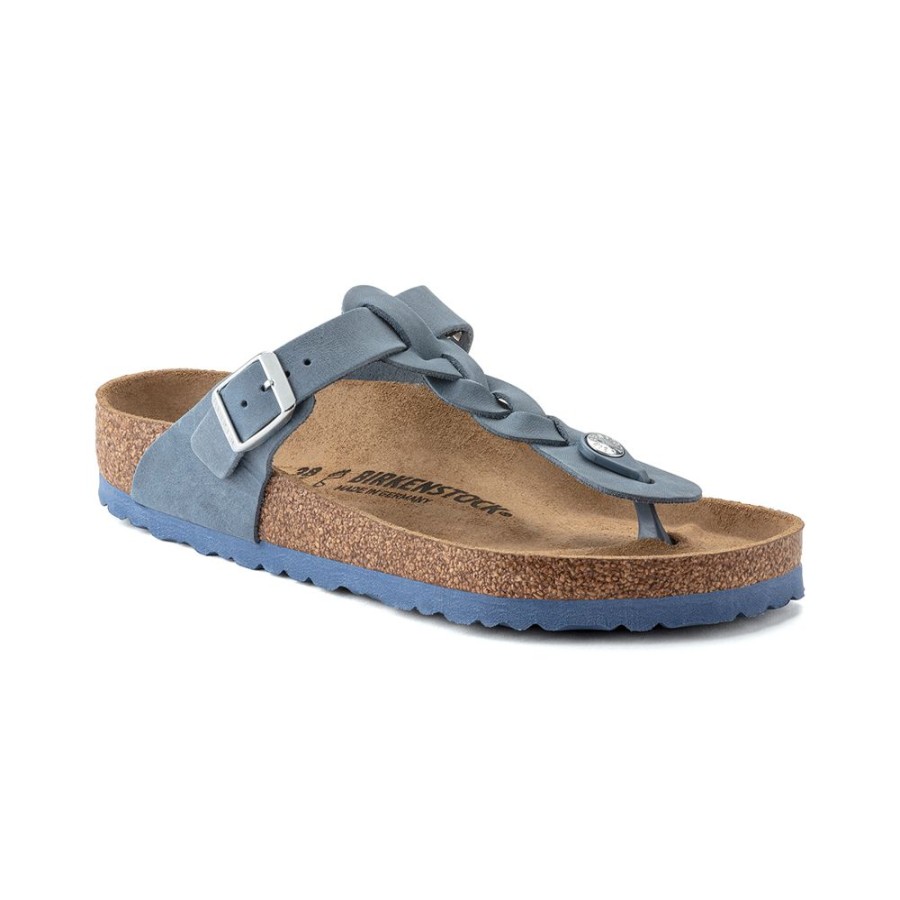 Birkenstock Gizeh Braid Dusty Blue | Sandals