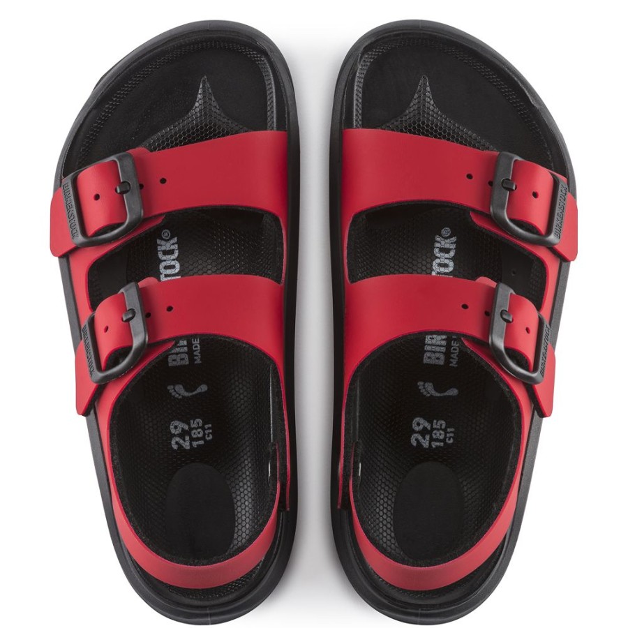 Birkenstock Mogami Kids Active Red Narrow Width | Girls