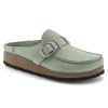 Birkenstock Buckley Matcha Nubuck Leather Narrow Width | Clogs