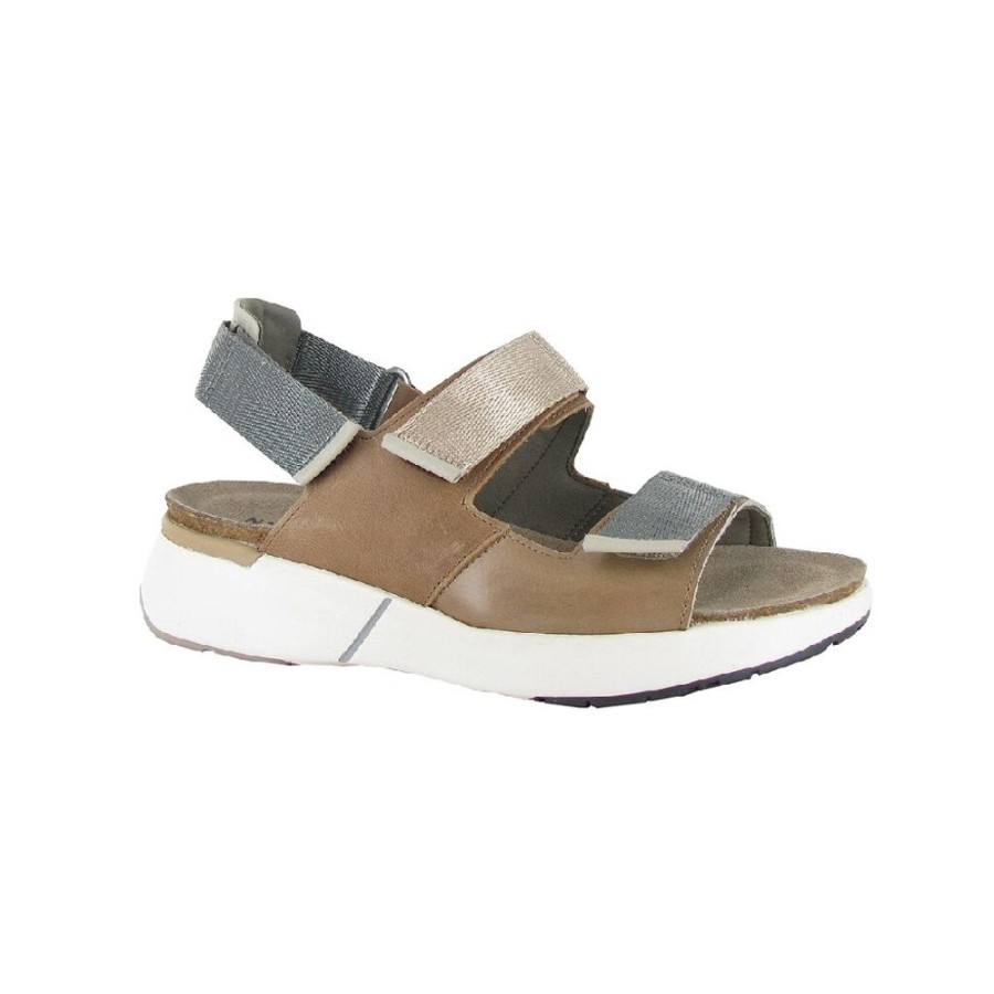 Naot Odyssey Arizona Tan Latte Ivory | Sandals