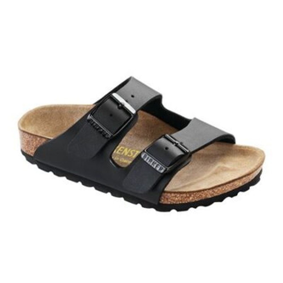 Birkenstock Arizona Kid'S Birko-Flor Black Narrow Width | Girls