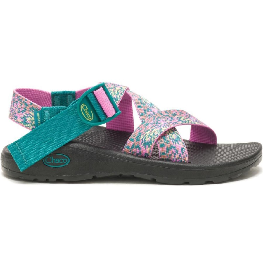 Chaco Zcloud Spray Teal Women'S | Sandals