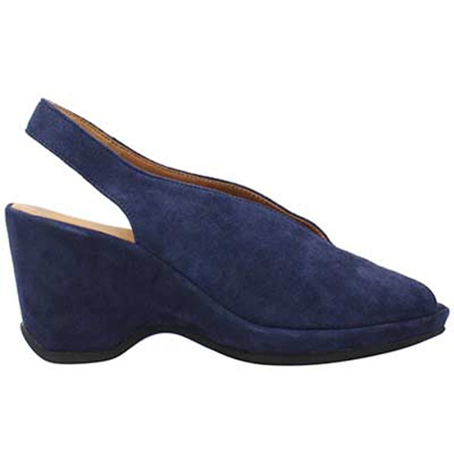 L'Amour des Pieds Odetta Navy Suede | Sandals