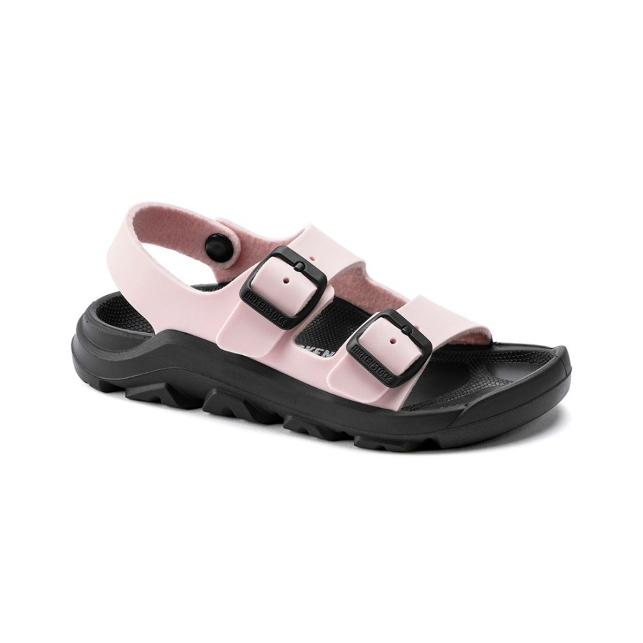 Birkenstock Mogami Kids Rose White Narrow Width | Girls