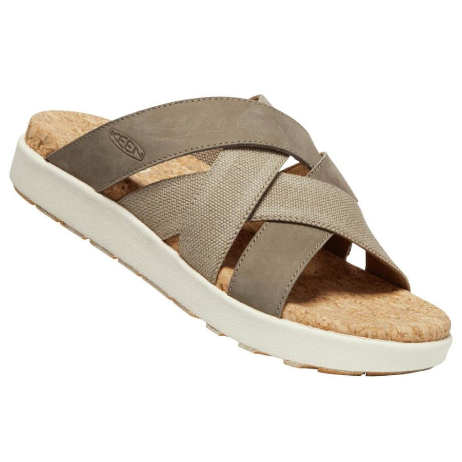 Keen Elle Mixed Slide Brindle Birch | Sandals