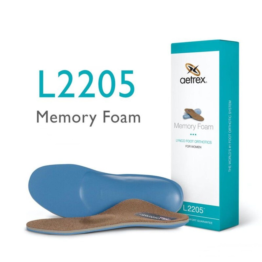 Aetrex Memory Foam Copper Insole L2205W | Footbeds