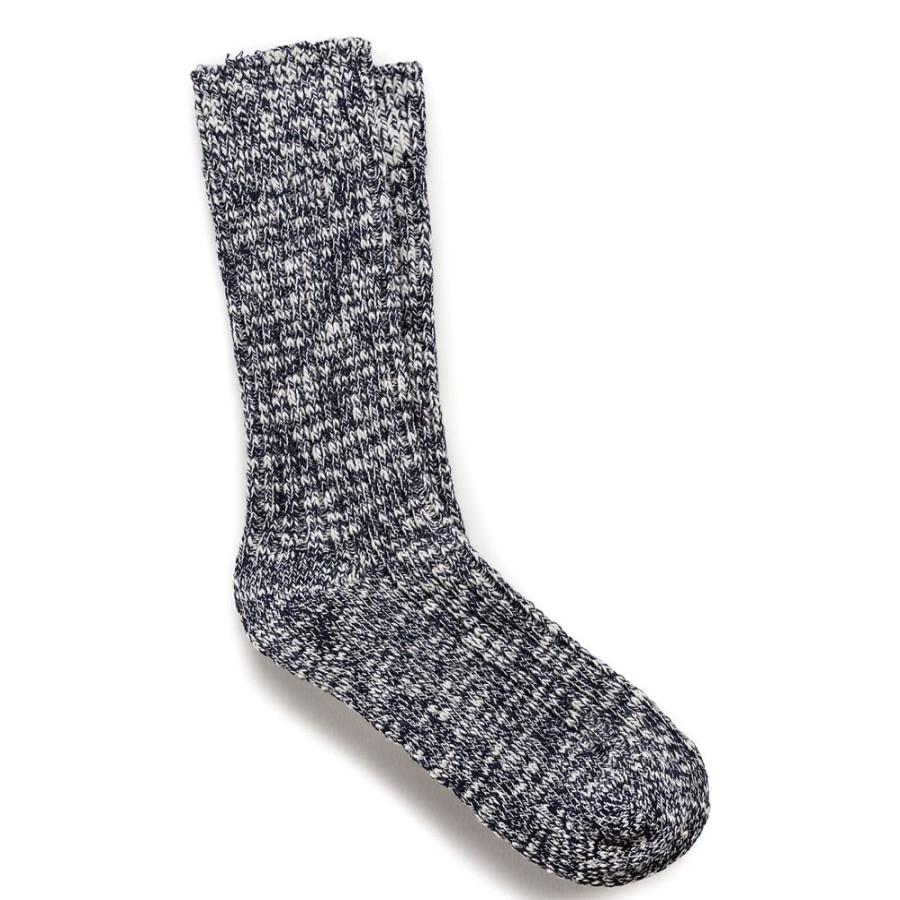 Birkenstock Cotton Slub Men'S Sock Blue White | Socks