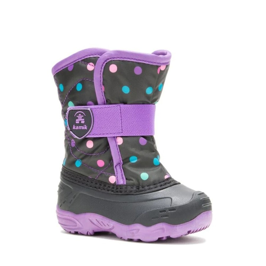 Kamik Snowbug6 Black Purple | Girls