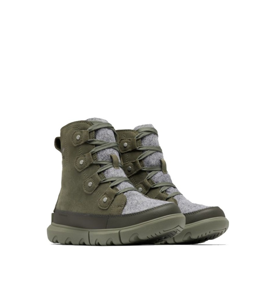 Sorel Explorer Next Joan Stone Green Alpine Tundra | Boots