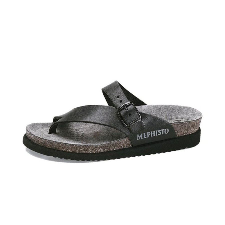 Mephisto Helen Black Waxy Women'S | Sandals