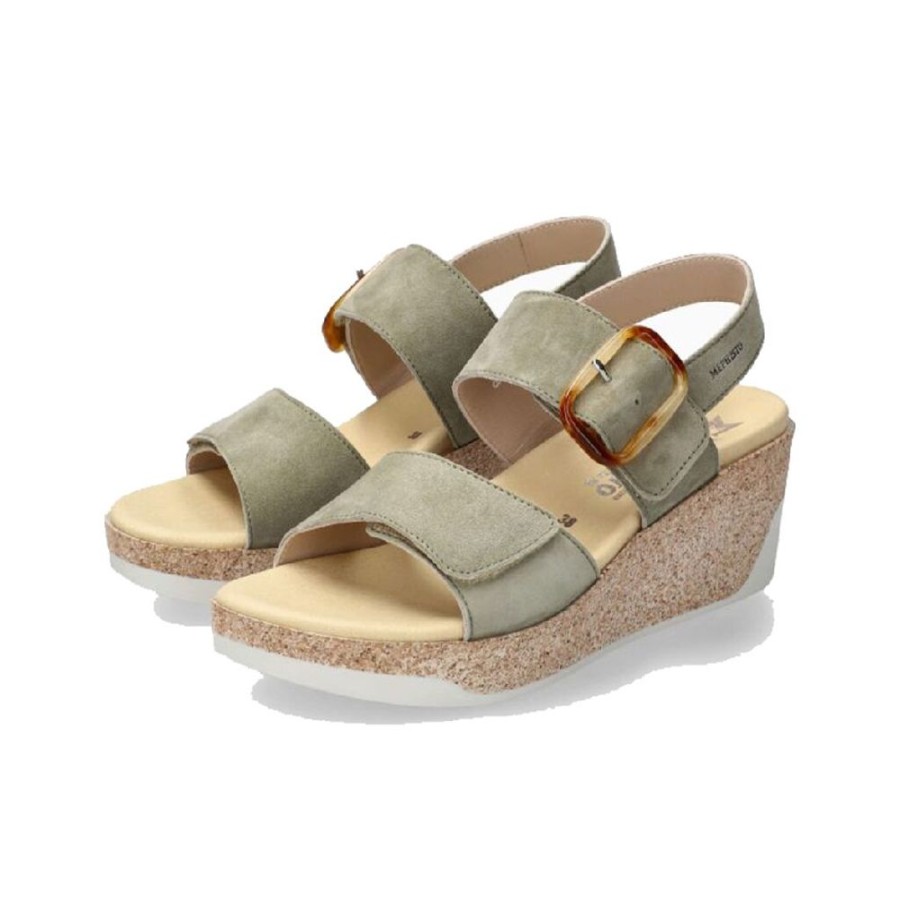 Mephisto Giulia Light Khaki Women'S | Sandals