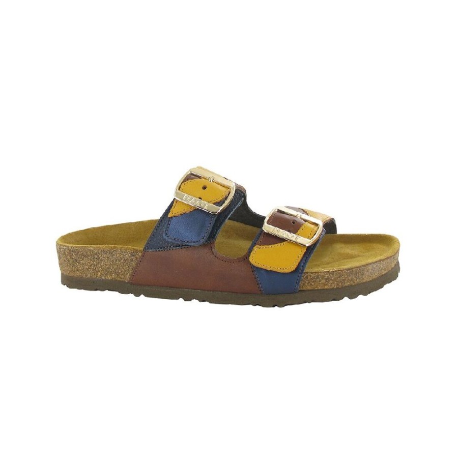 Naot San Diego Chestnut Ink Marigold | Sandals