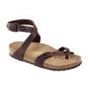 Birkenstock Yara Habana Oiled Leather Regular Width Hard Footbed | Sandals