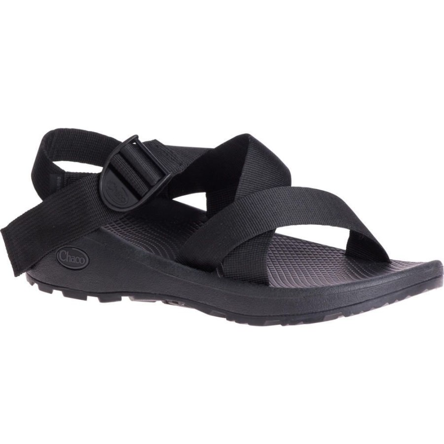 Chaco Mega Zcloud Solid Black Men'S | Sandals