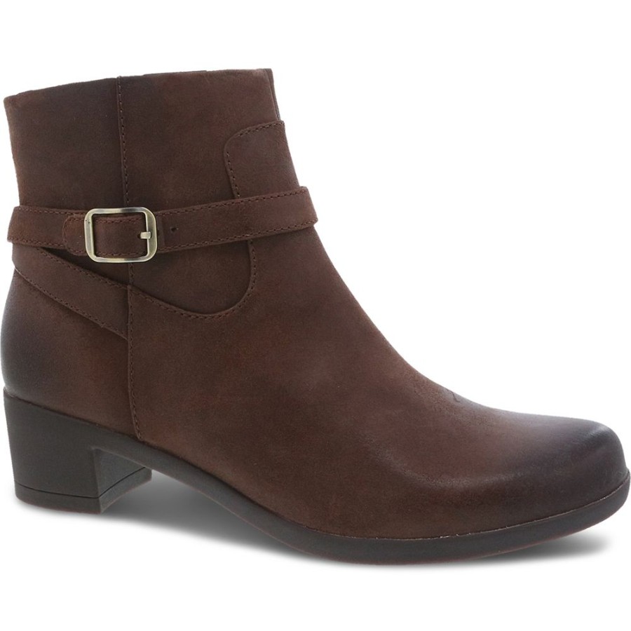 Dansko Cagney Brown Burnished Suede | Boots