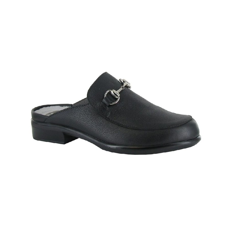 Naot Halny Soft Black Leather | Clogs