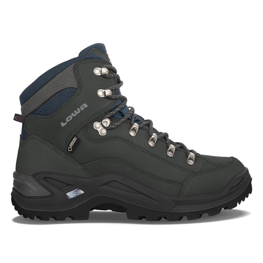 Lowa Renegade Wide Gtx Mid Dark Grey Men'S | Boots